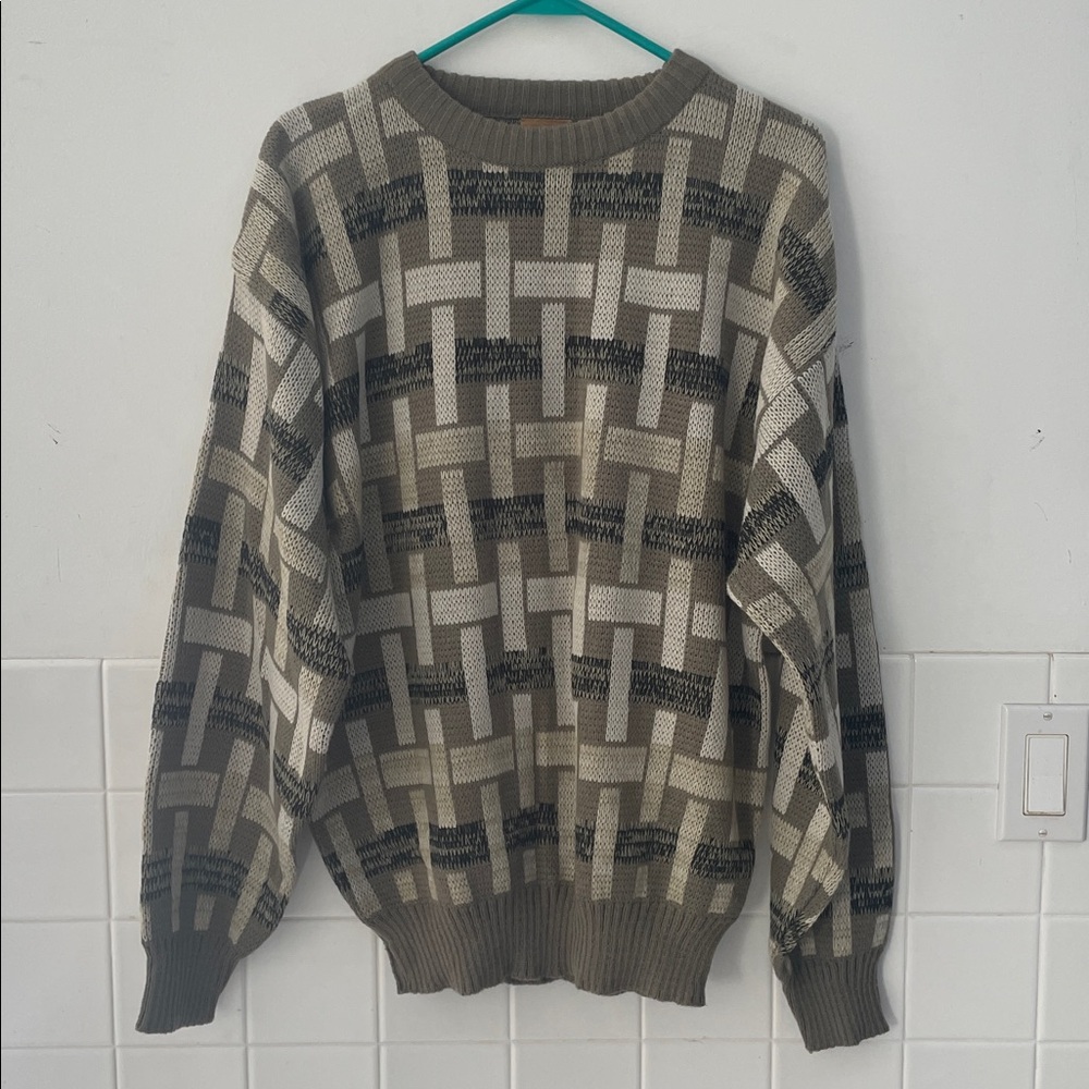 VTG Cobra Creek Acrylic Geometric sweater size  M